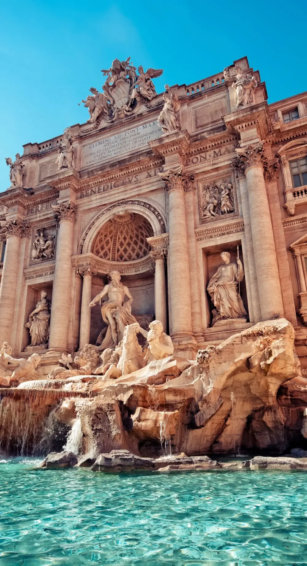 The Trevi Fountain in Rome