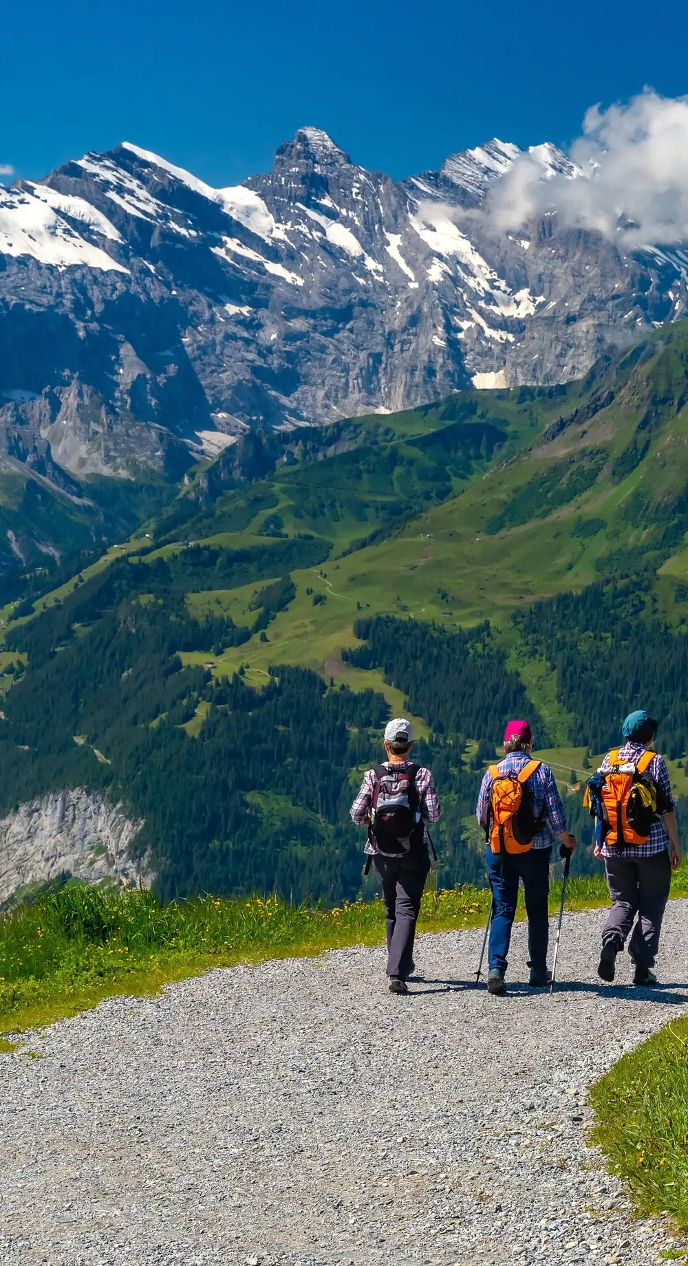 The Männlichen ridge above Grindelwald, Switzerland